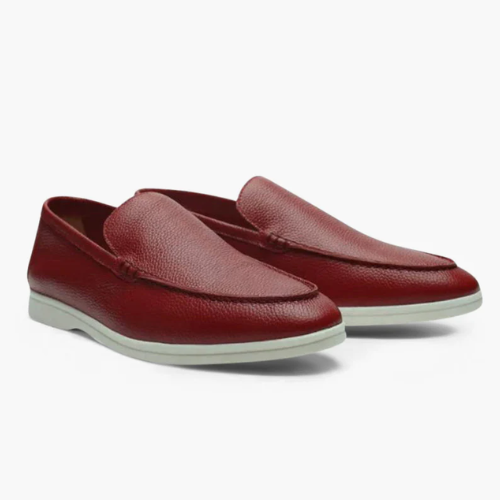 HommanceParis - Mocassins en cuir de vachette