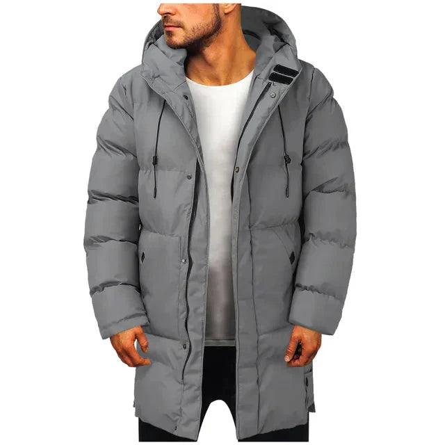 HommanceParis - Manteau d'hiver rembourré avec capuche