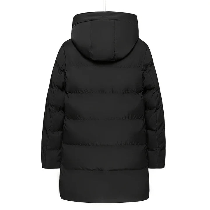 HommanceParis - Manteau d'hiver rembourré avec capuche