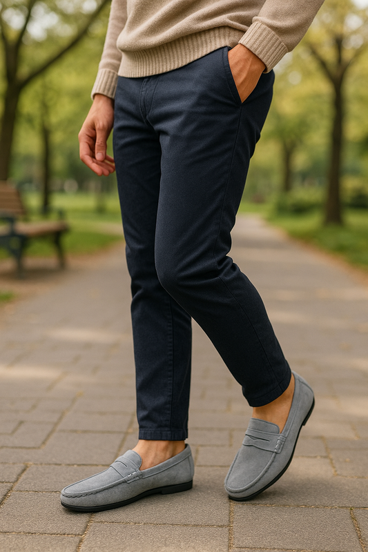 HommanceParis - Mocassins Suede Hommes