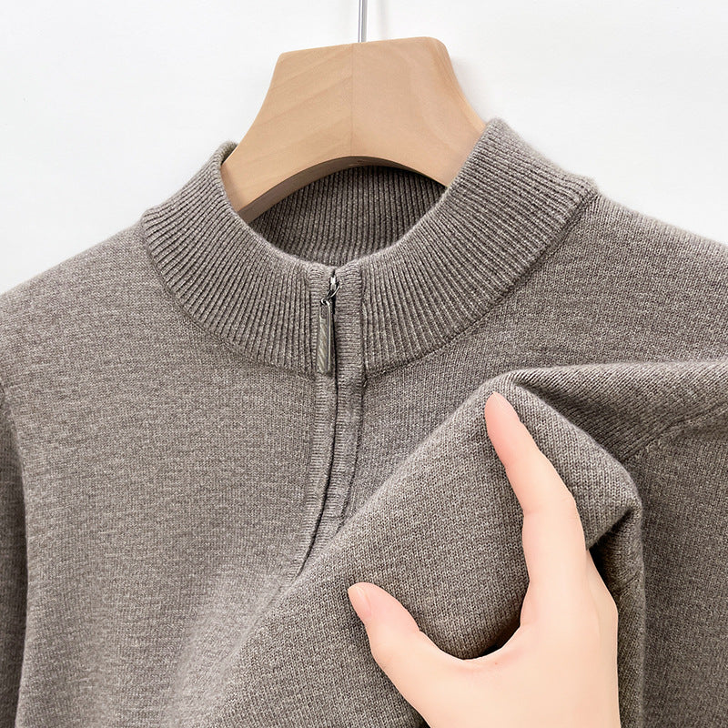 HommanceParis- Col roulé demi-zip