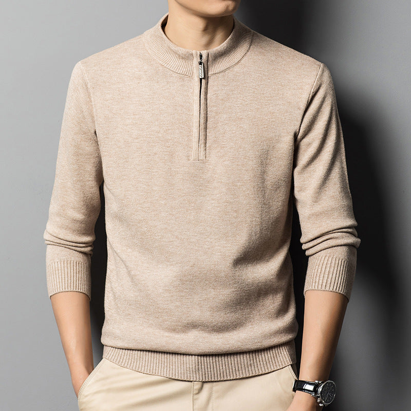 HommanceParis- Col roulé demi-zip