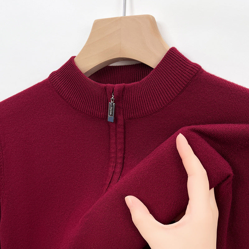 HommanceParis- Col roulé demi-zip