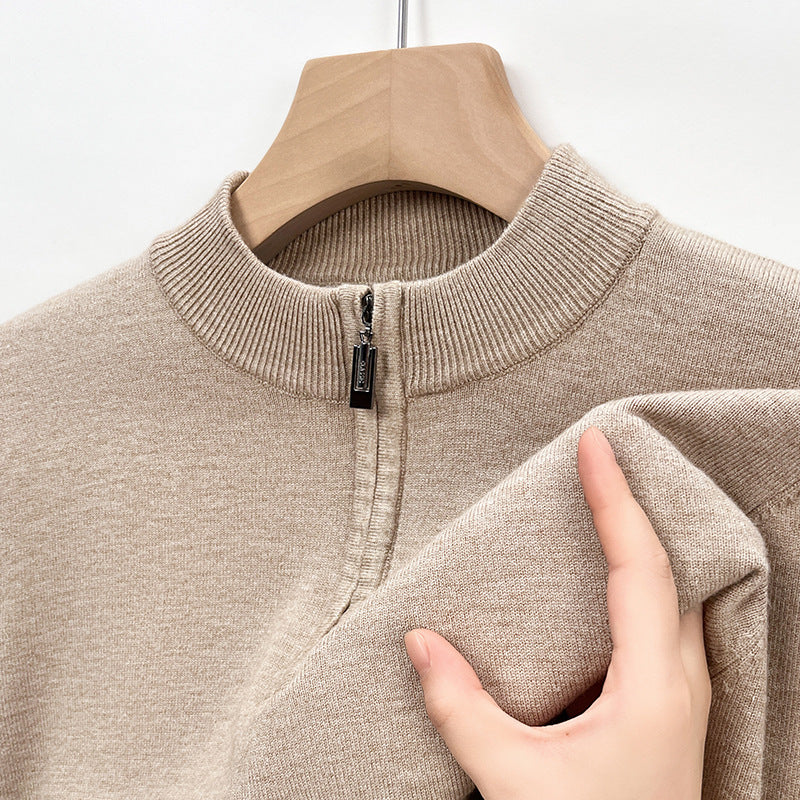 HommanceParis- Col roulé demi-zip