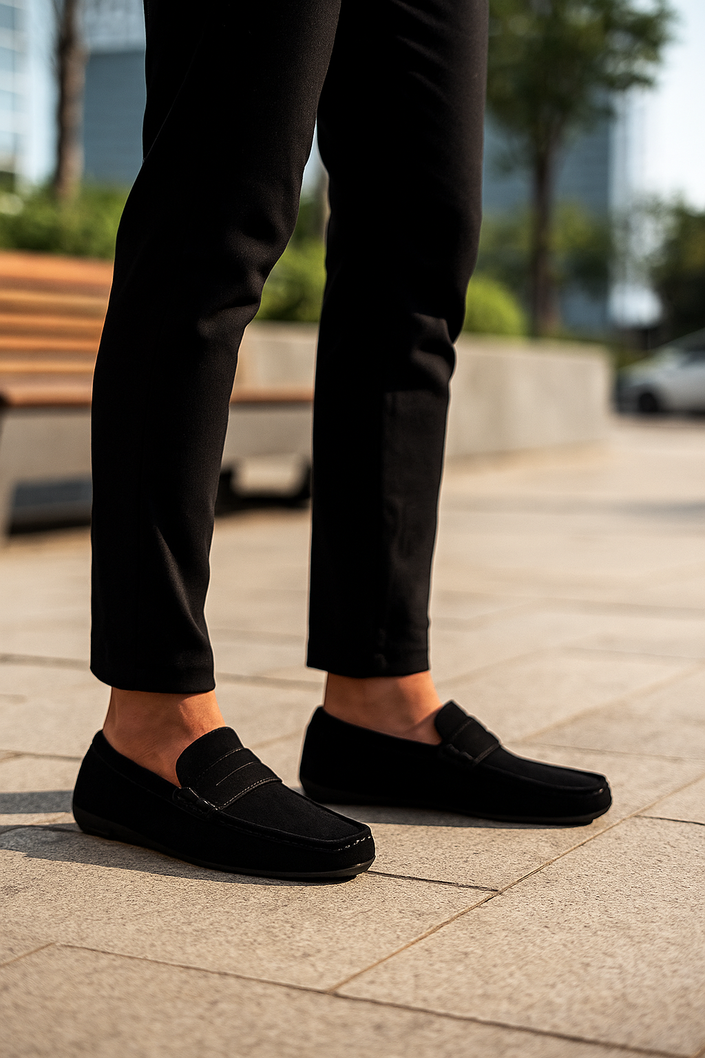 HommanceParis - Mocassins Suede Hommes