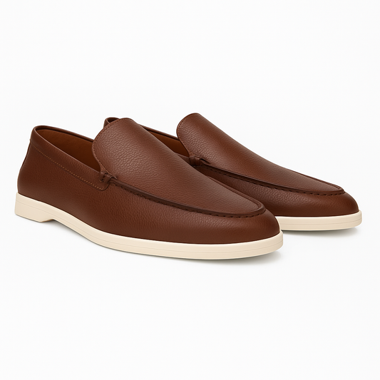 HommanceParis - Mocassins en cuir de vachette