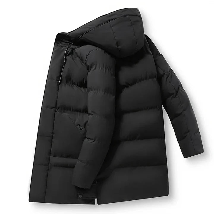 HommanceParis - Manteau d'hiver rembourré avec capuche