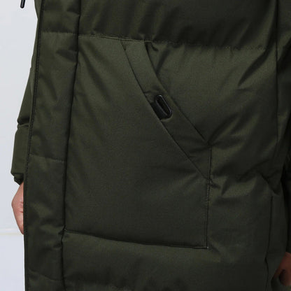 HommanceParis - Manteau d'hiver rembourré avec capuche