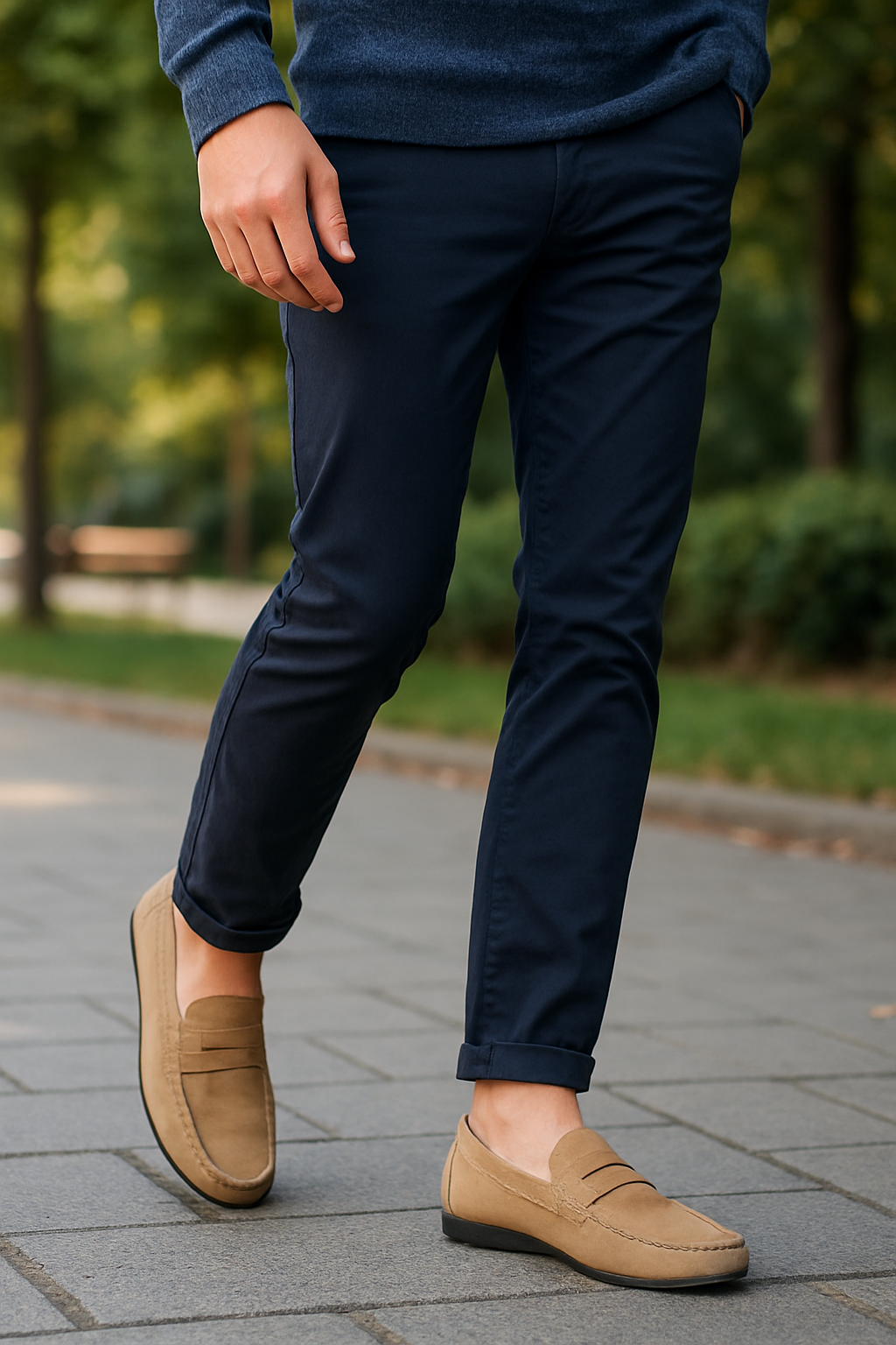 HommanceParis - Mocassins Suede Hommes
