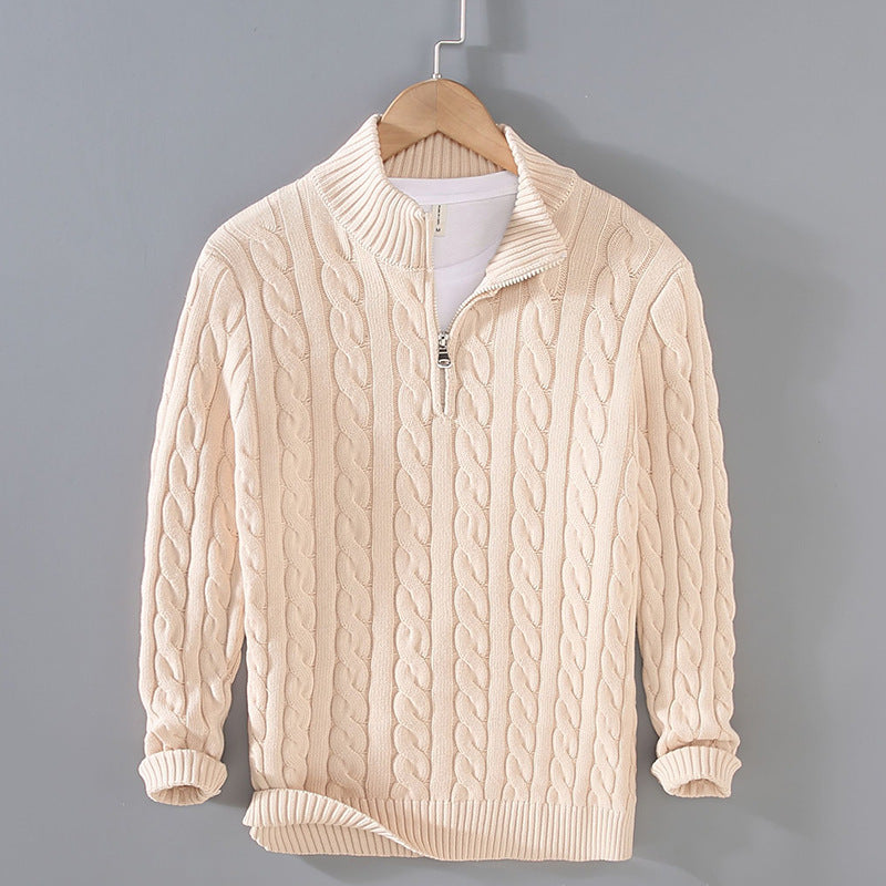HommanceParis - Pull demi-zip