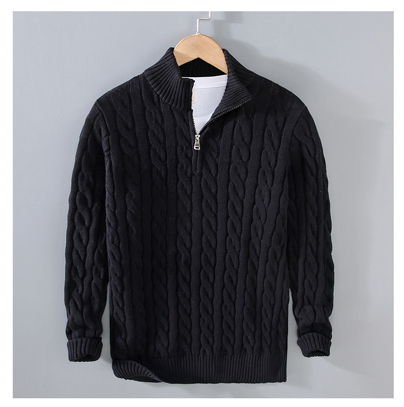 HommanceParis - Pull demi-zip