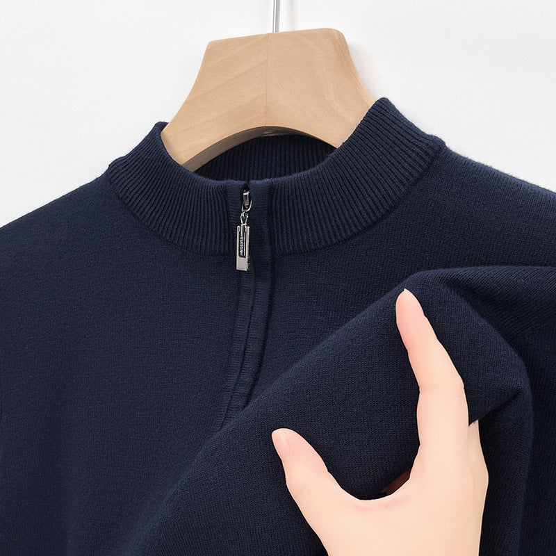 HommanceParis- Col roulé demi-zip