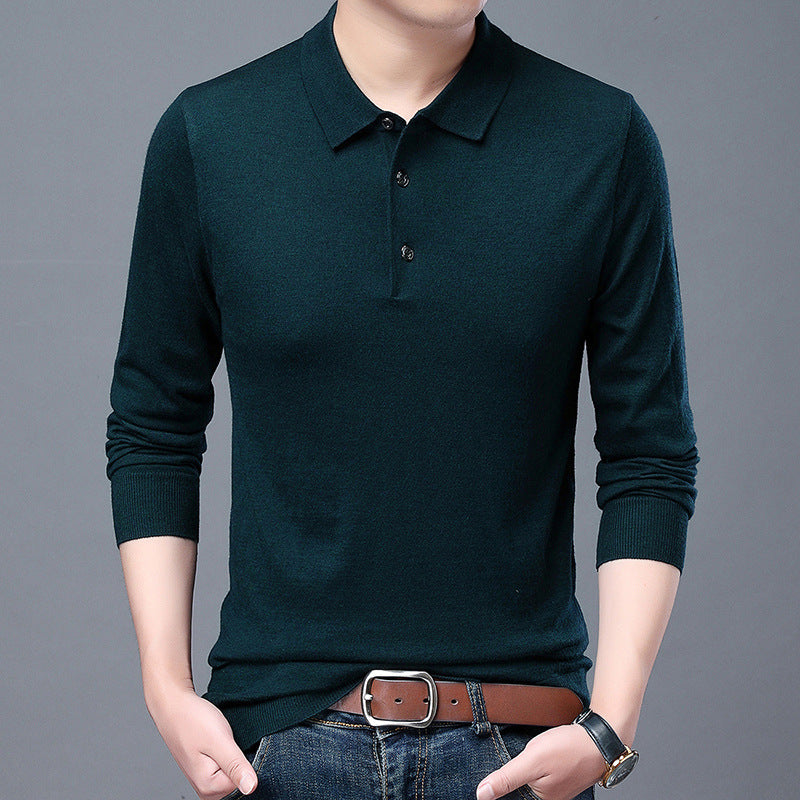 HommanceParis - Pull polo en laine