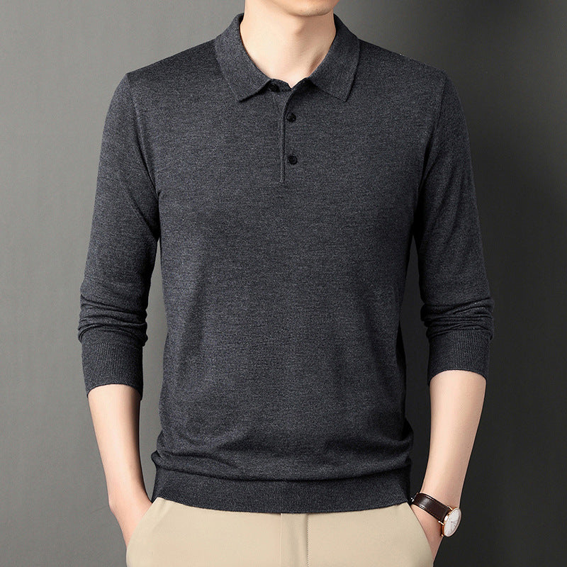 HommanceParis - Pull polo en laine