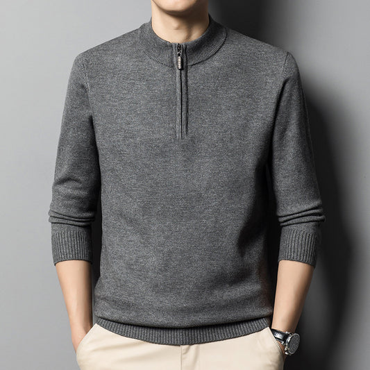 HommanceParis- Col roulé demi-zip