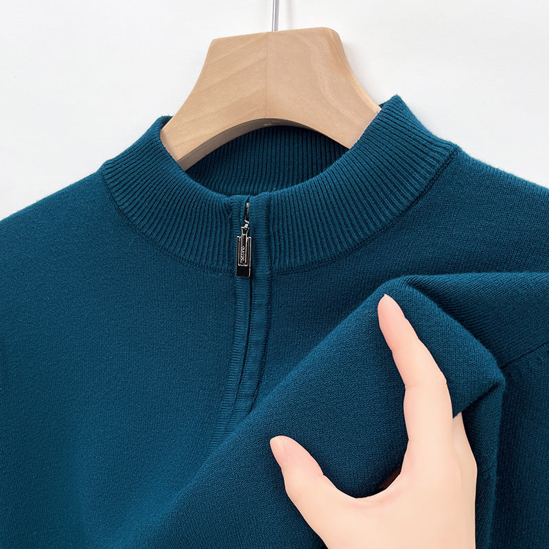 HommanceParis- Col roulé demi-zip