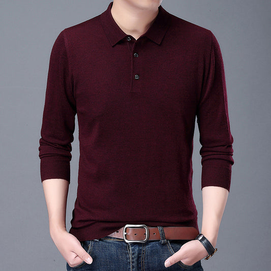 HommanceParis - Pull polo en laine