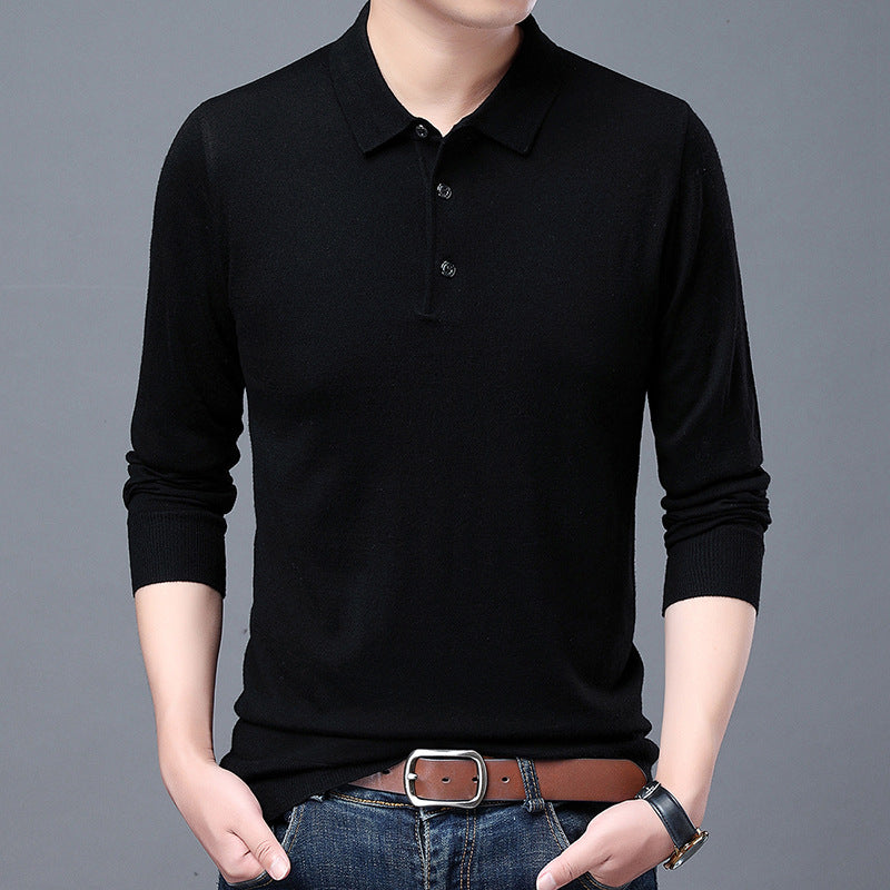 HommanceParis - Pull polo en laine