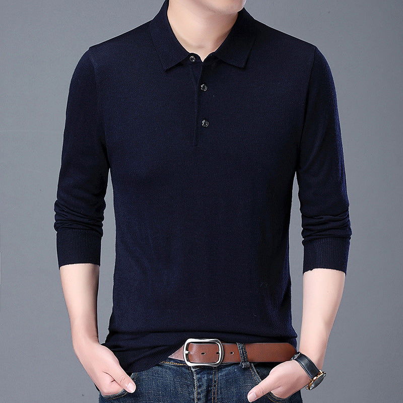 HommanceParis - Pull polo en laine