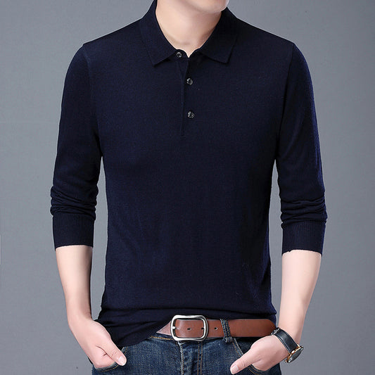 HommanceParis - Pull polo en laine