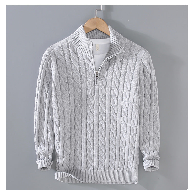 HommanceParis - Pull demi-zip