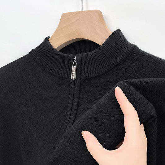 HommanceParis- Col roulé demi-zip