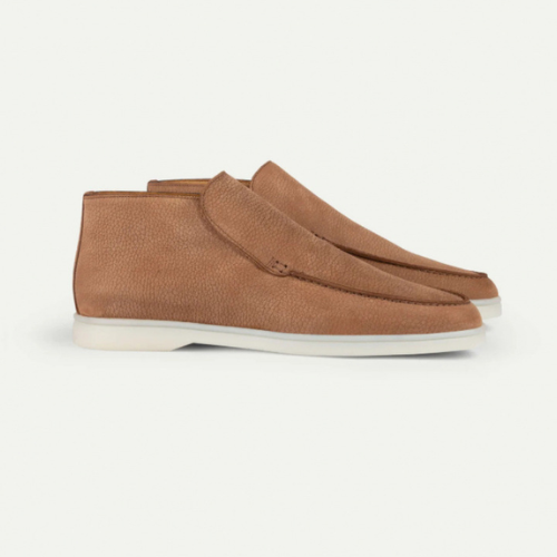 HommanceParis - Mocassins hauts en cuir de vachette