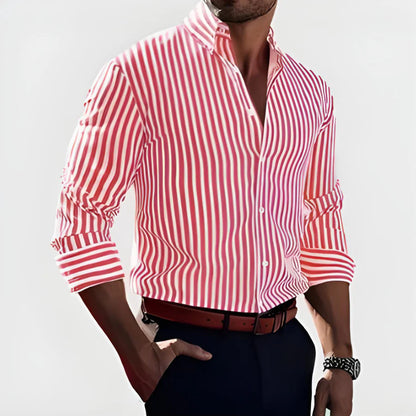 HommanceParis - Chemise rayée élégante