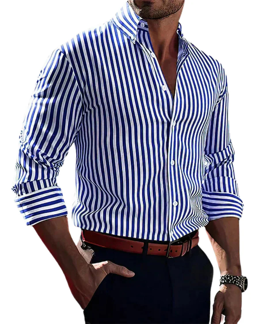 HommanceParis - Chemise rayée élégante