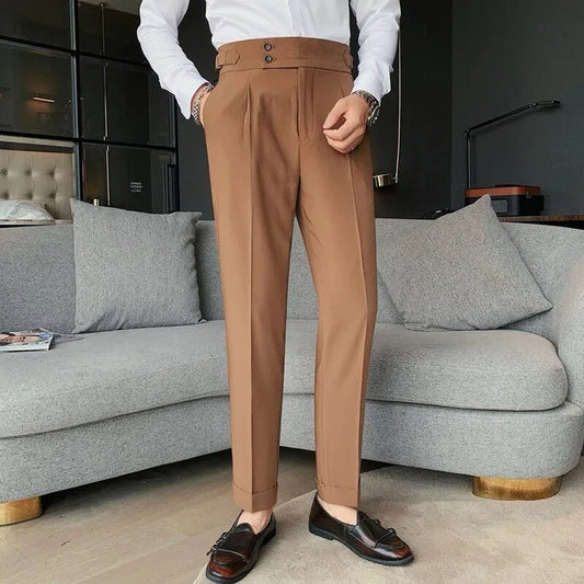 HommanceParis - Pantalon stretch coupe slim