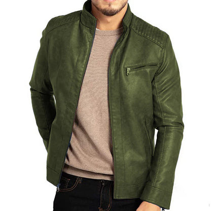 HommanceParis - Veste en cuir vintage pour homme